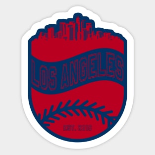 Los Angeles Baseball 01 Sticker